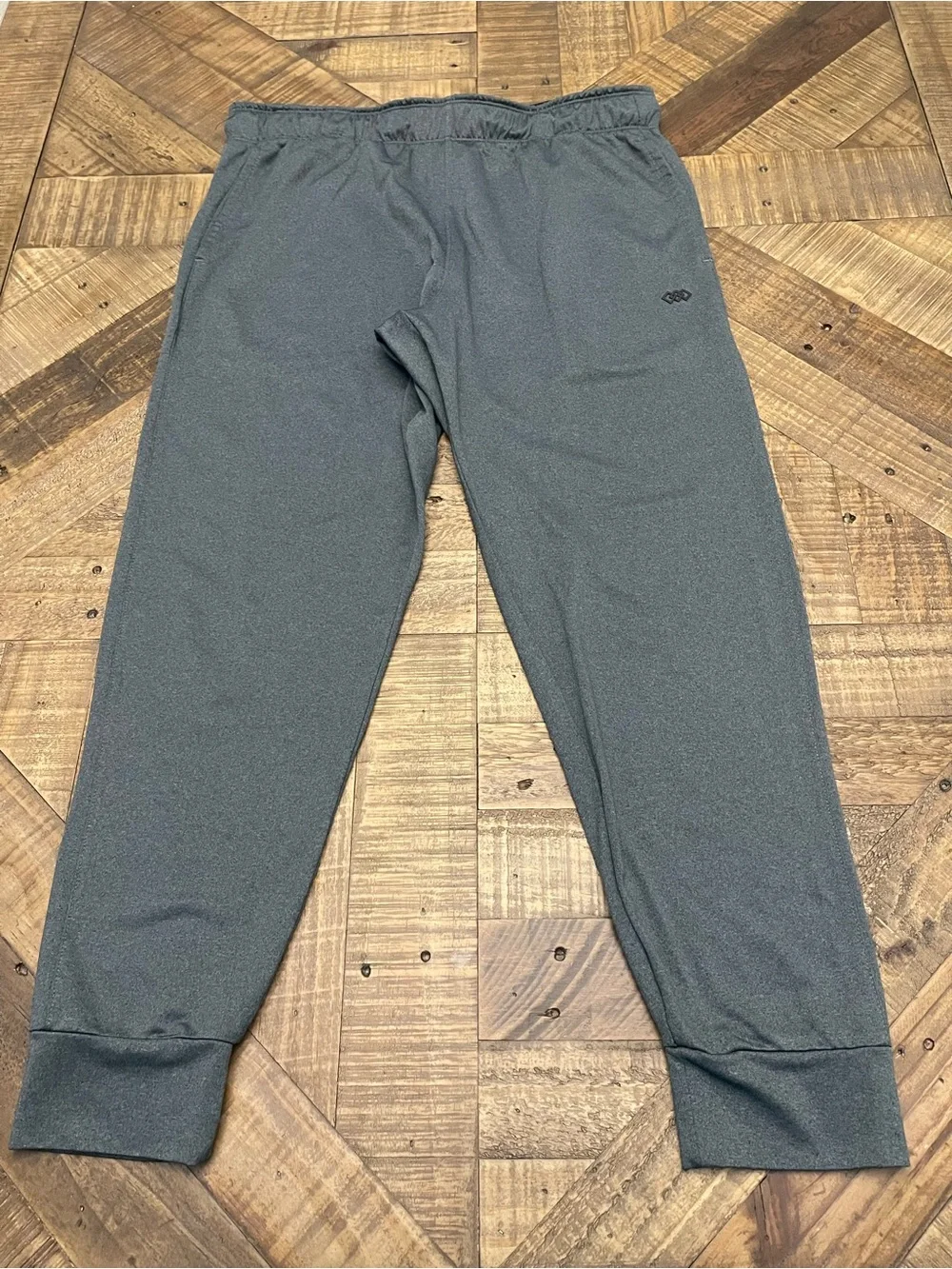 LEG3ND Gray Fleece Tapered Lounge Pants Mens Size L Athletic Gym Joggers